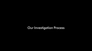 Investigation process